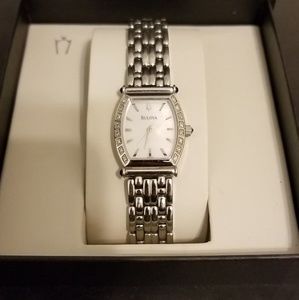 Ladies Diamond Bulova Watch